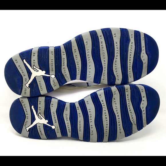 Nike Air Jordan Retro 10 TXT Old Royal 487214-107 - Picture 8 of 8